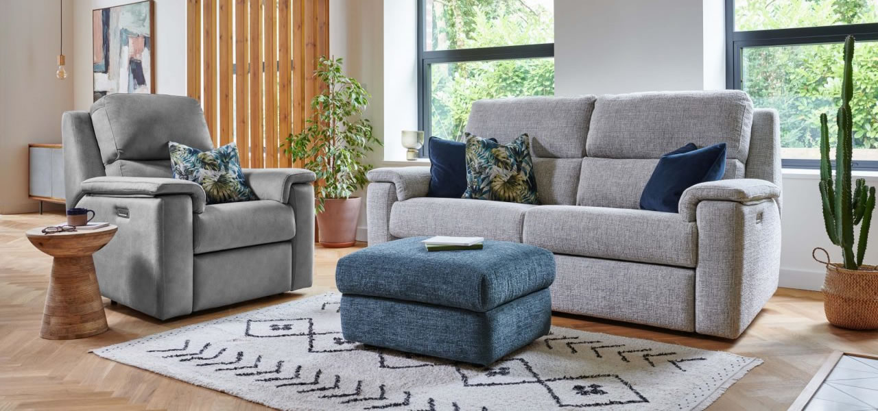 G Plan Harper fabric sofa